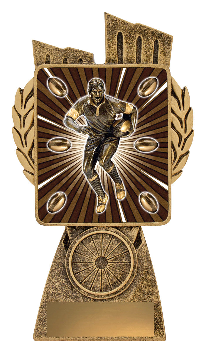 Antique Gold Lynx - Male Rugby - 150mm