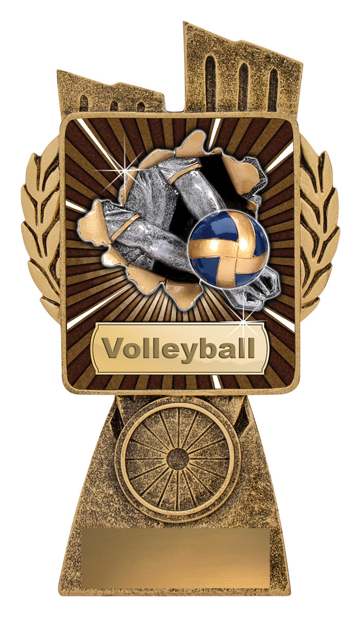 Antique Gold Lynx - Volleyball - 150mm