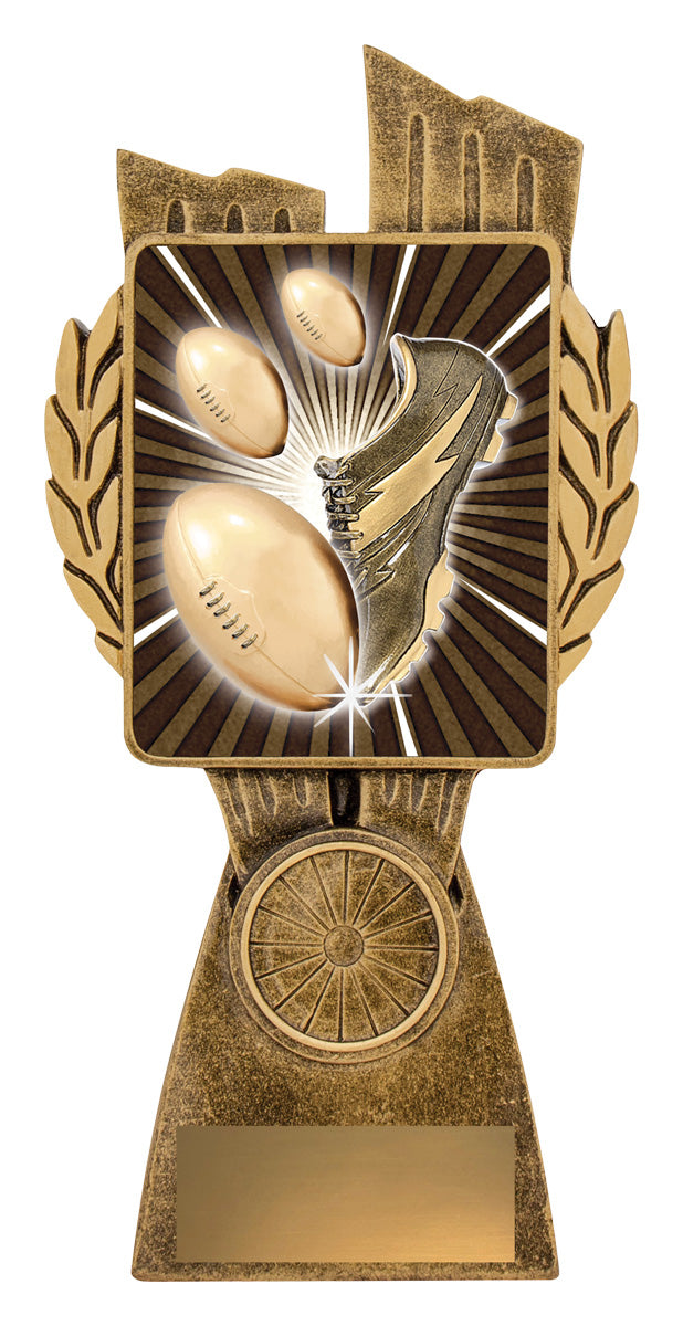 Antique Gold Lynx - Aussie Rules Theme - 175mm