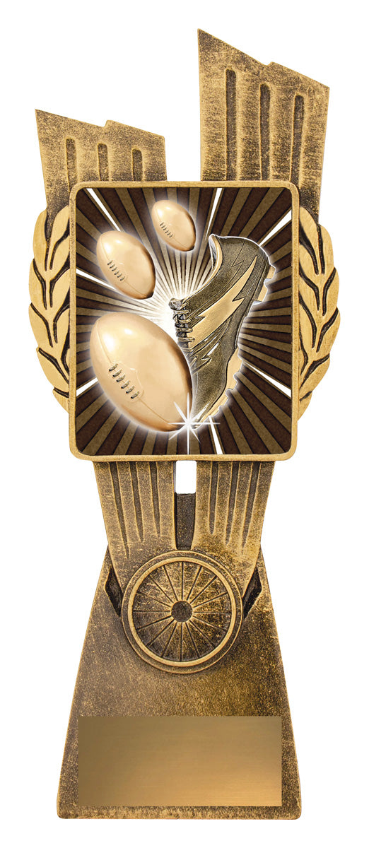 Antique Gold Lynx - Aussie Rules Theme - 210mm