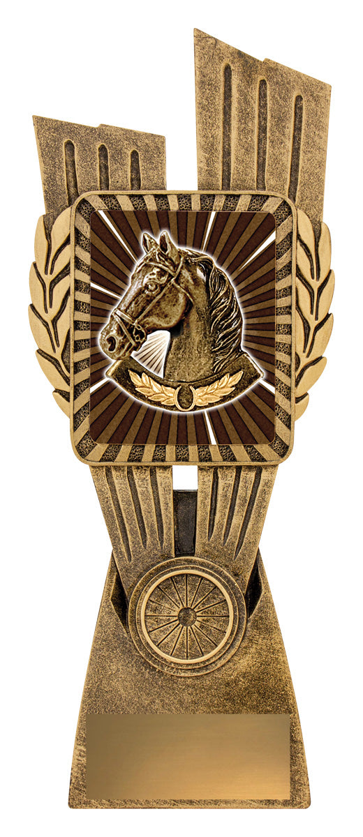 Antique Gold Lynx - Horse - 245mm
