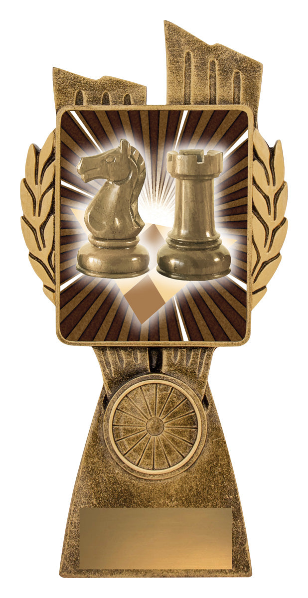 Antique Gold Lynx - Chess - 175mm