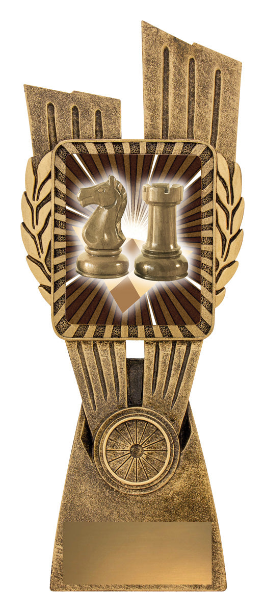 Antique Gold Lynx - Chess - 245mm