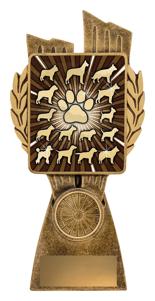 Antique Gold Lynx - Dog Various - 175mm