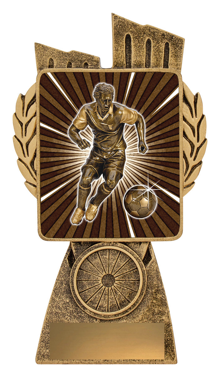 Antique Gold Lynx - Male Football - 150mm