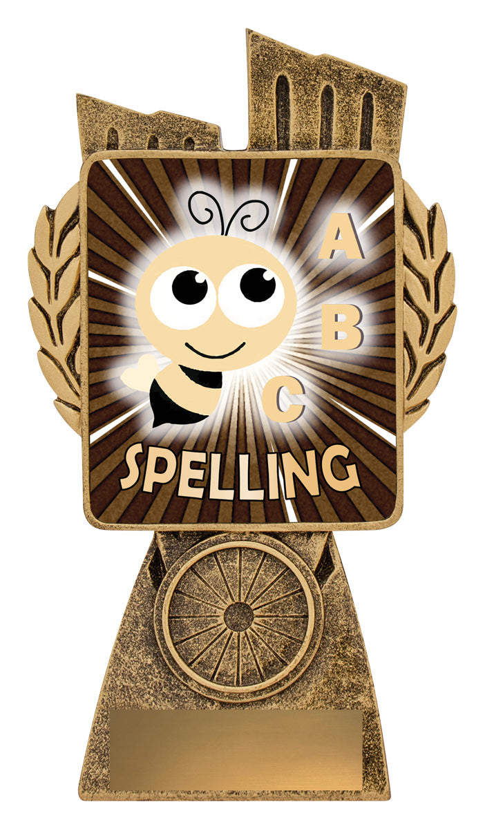 Antique Gold Lynx - Spelling - 150mm