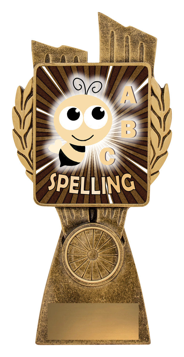 Antique Gold Lynx - Spelling - 175mm