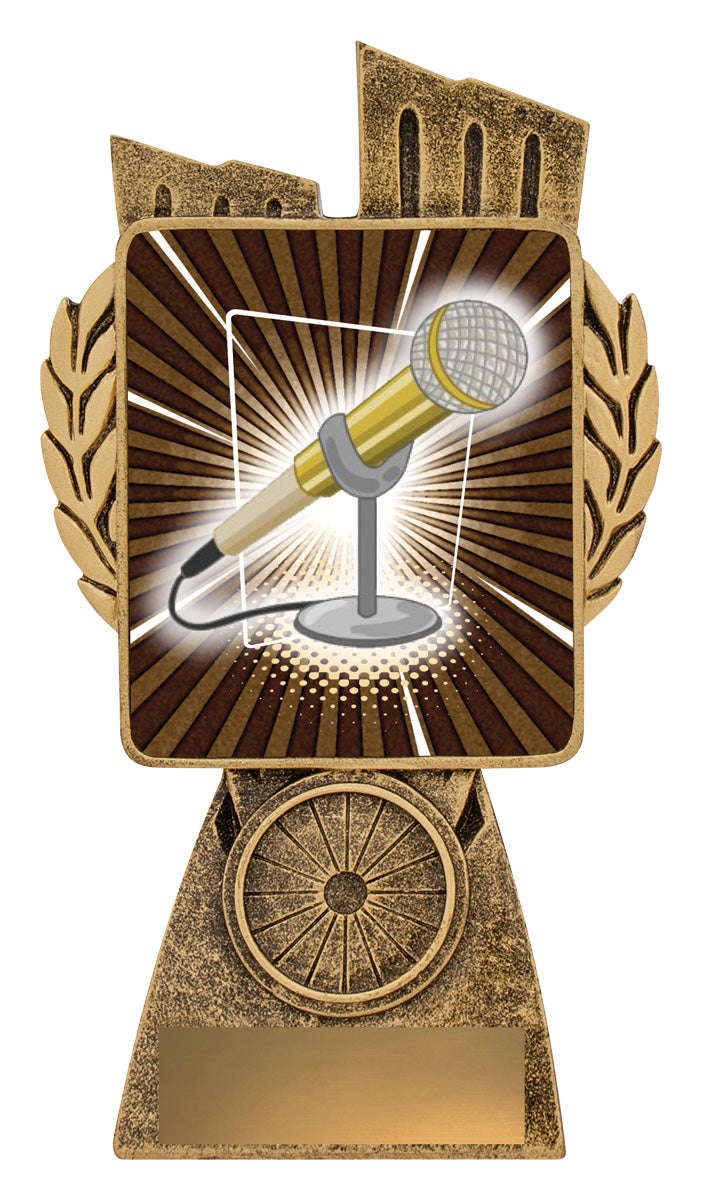 Antique Gold Lynx - Public Speaking - 150mm