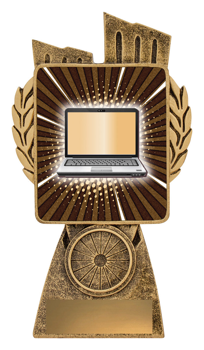 Antique Gold Lynx - Computers - 150mm