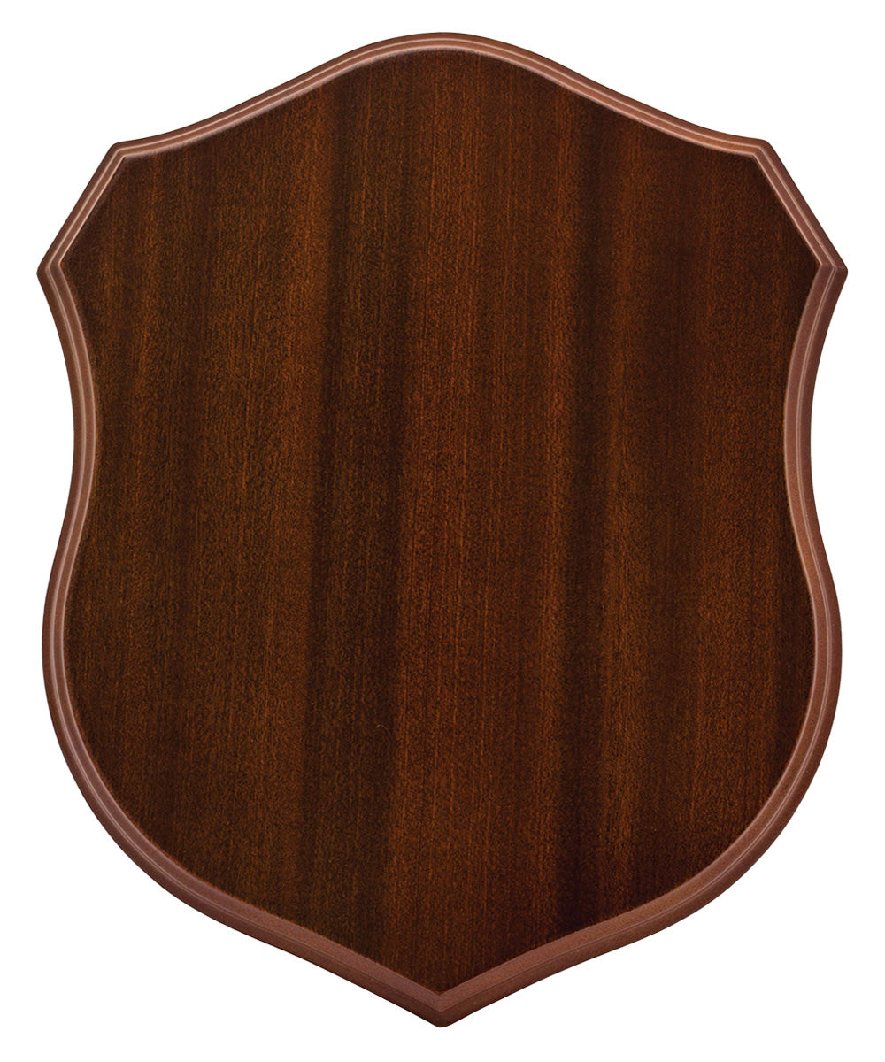 Walnut Timber Shield  - 280mm