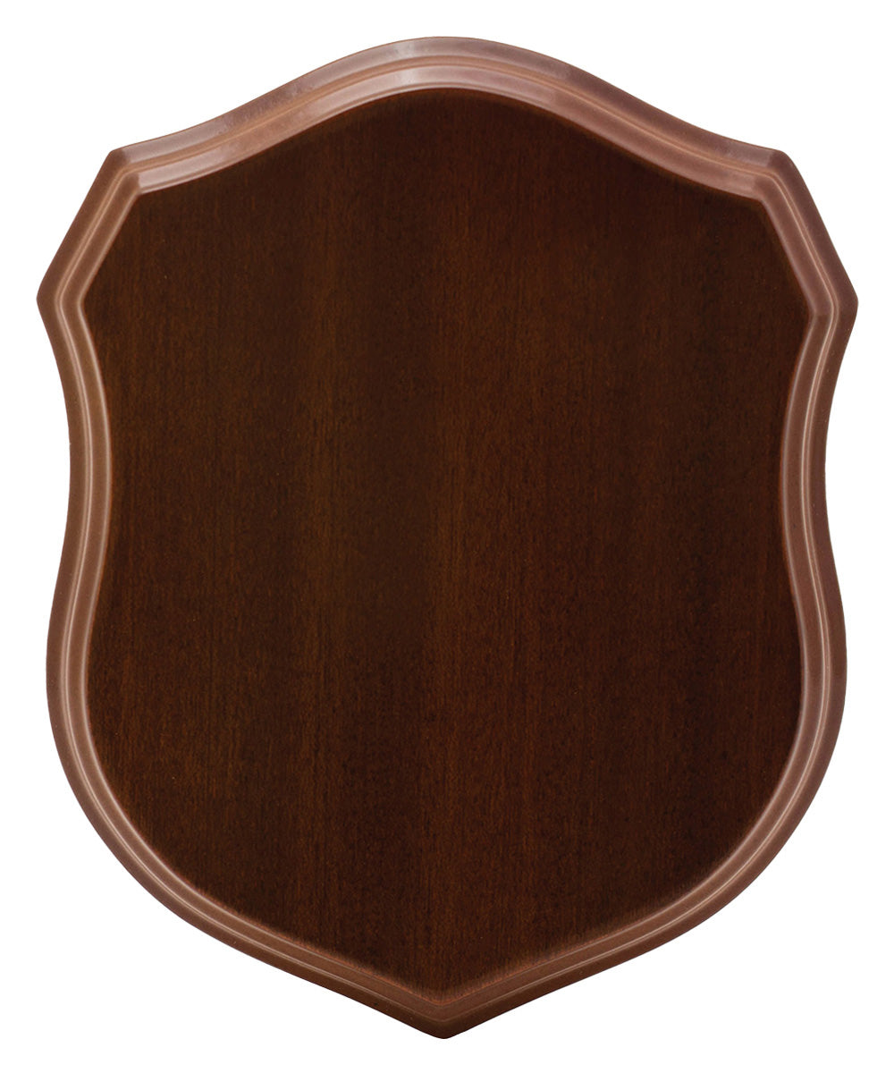 Walnut Timber Shield  - 160mm