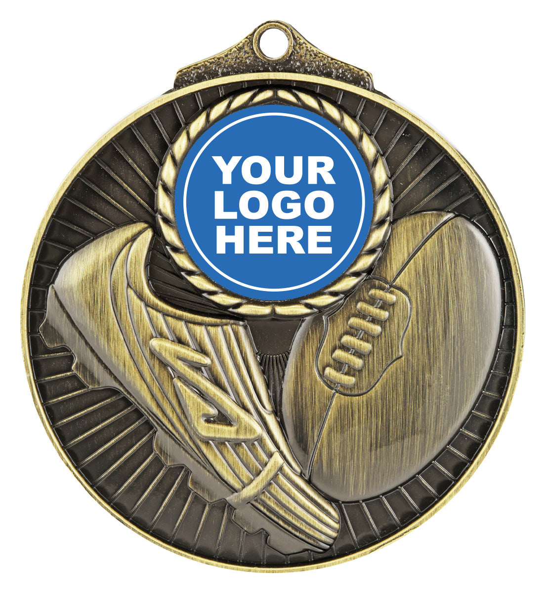 Aussie Rules Medal Insert - Gold