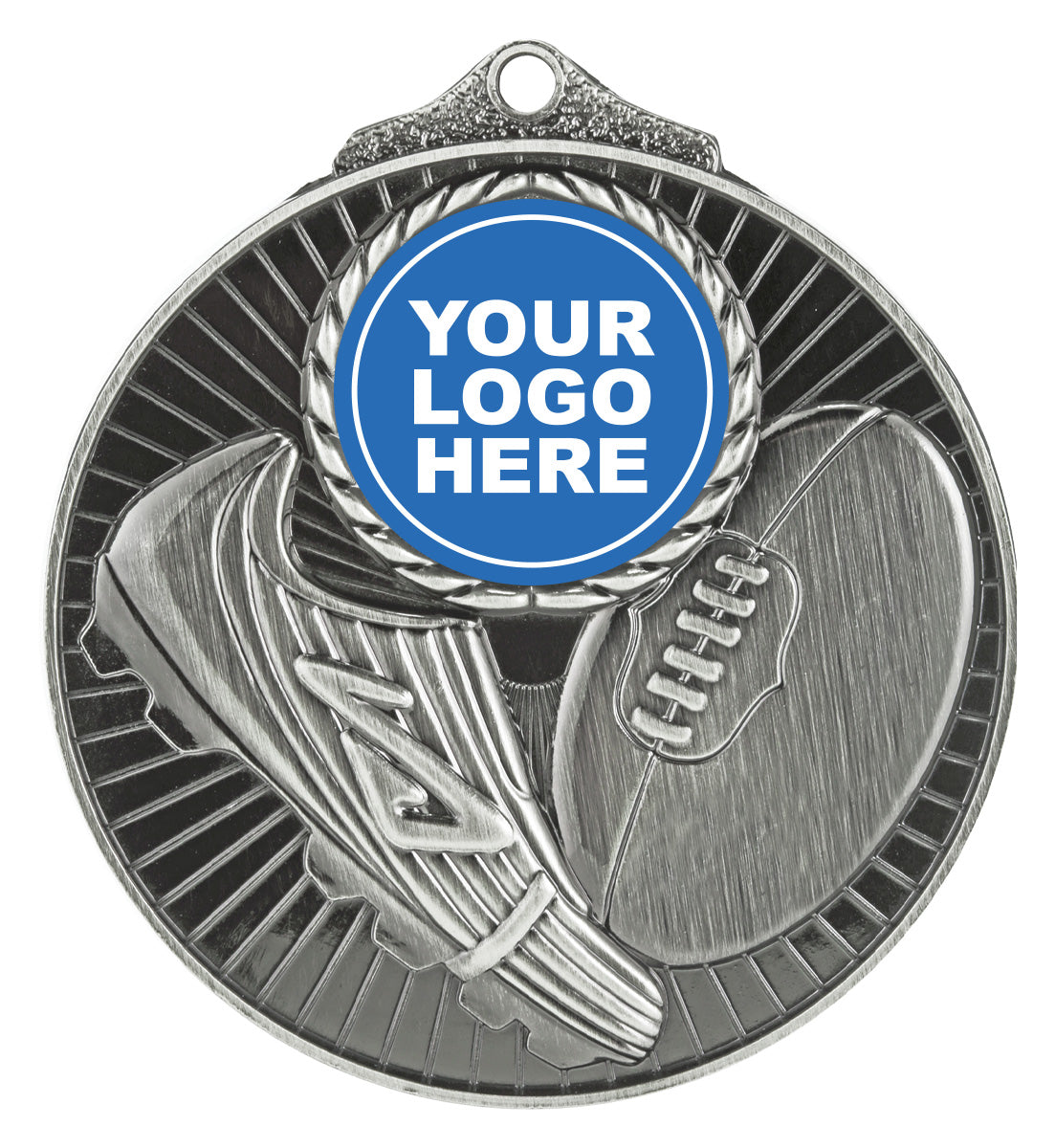 Aussie Rules Medal Insert - Silver