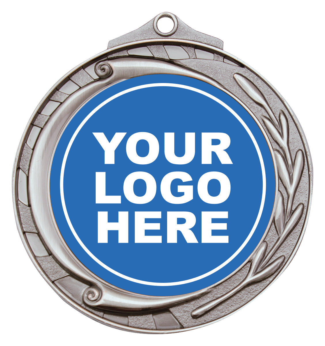 Wreath Medal 50mm - Silver