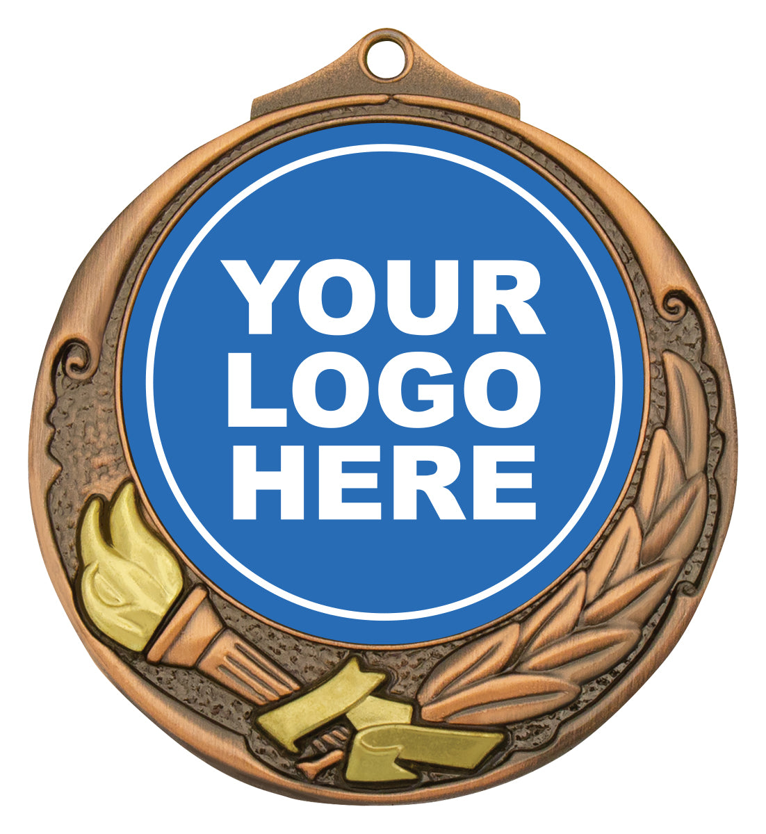 Torch Medal 50mm - Bronze
