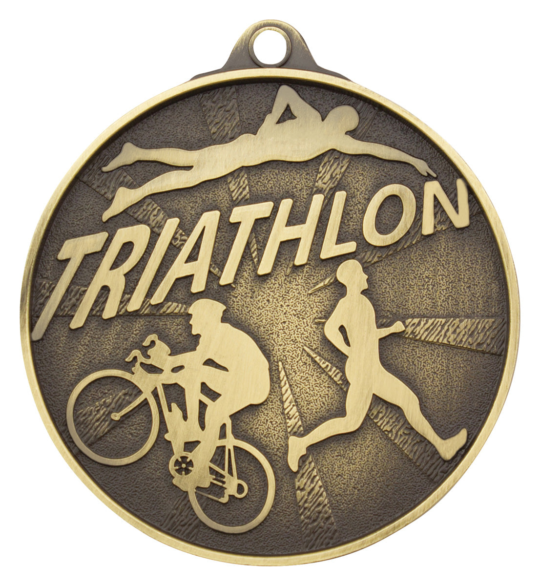Triathlon Medal  - Gold