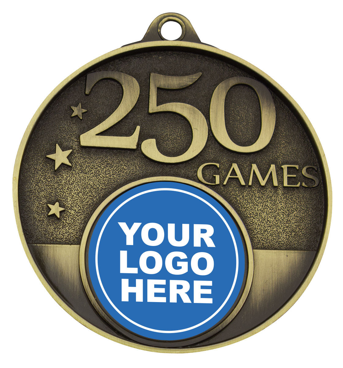 250 Games Milestone Medal - Gold