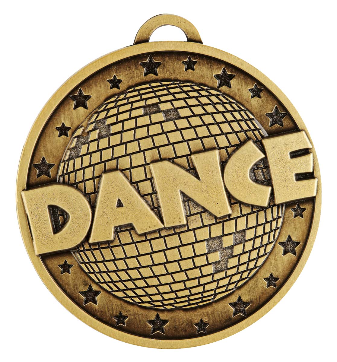 Dance Glitter Medal - Gold