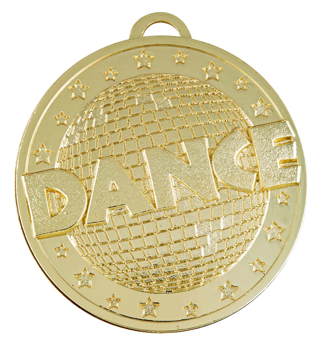 Dance Glitter Shiny Medal - Gold