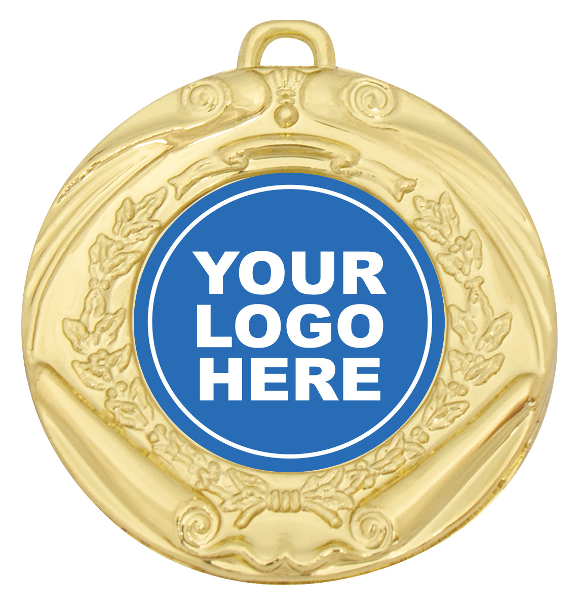 Scroll Medal Shiny - Gold