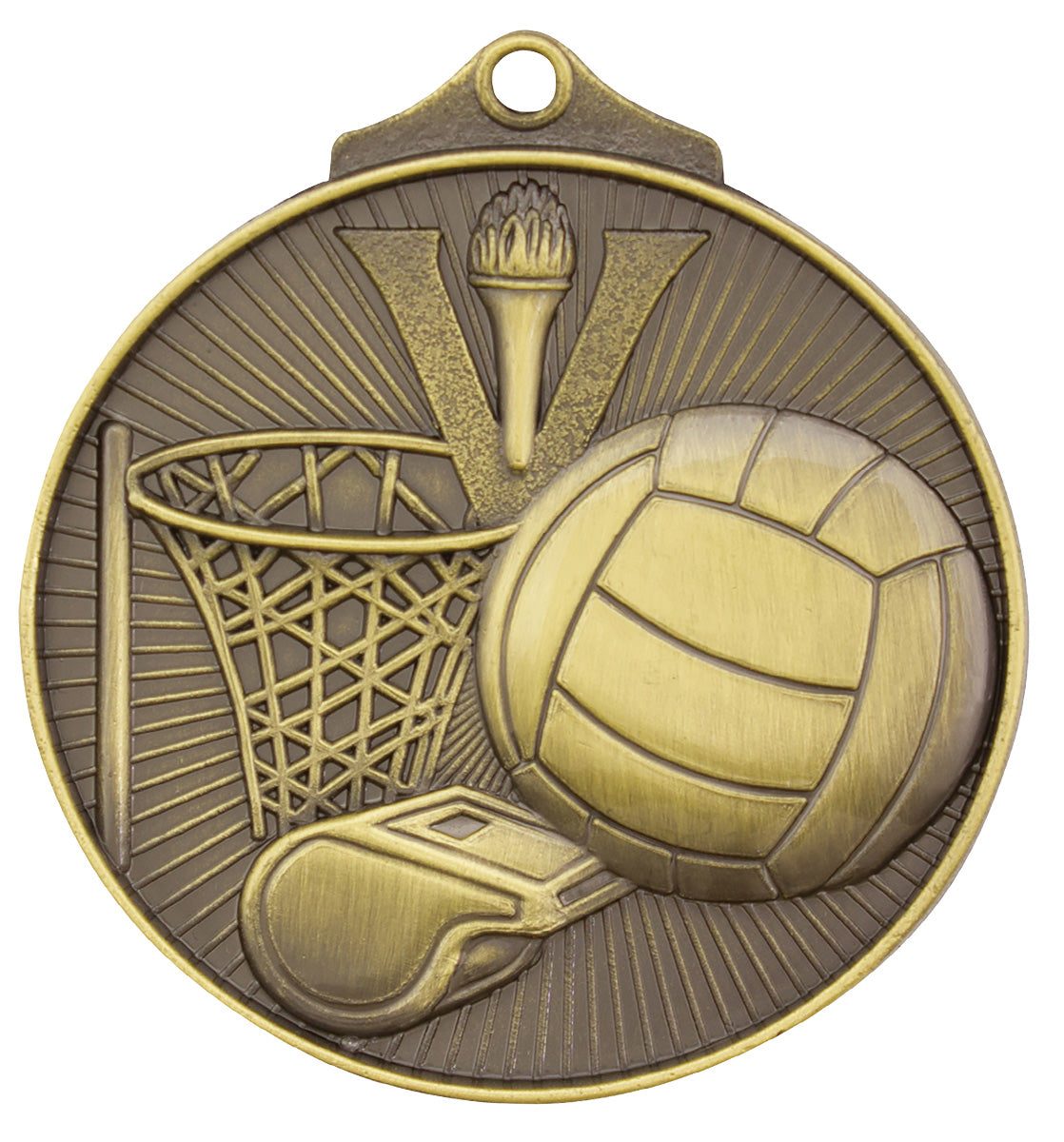 Netball Medal - Gold