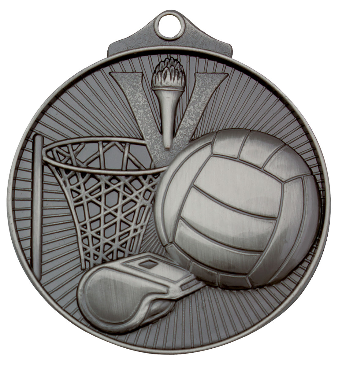 Netball Medal - Silver