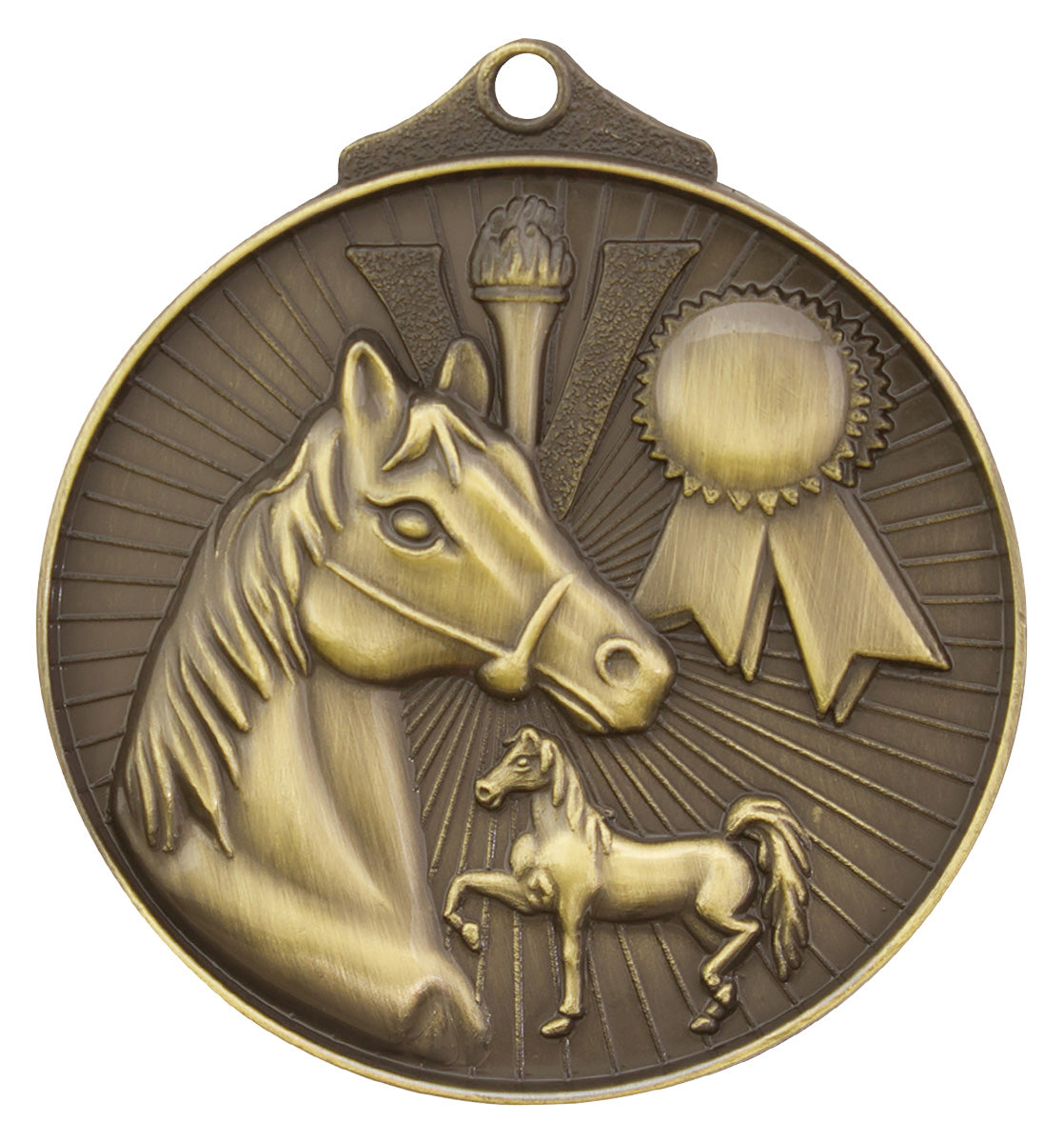 Horse Medal - Gold