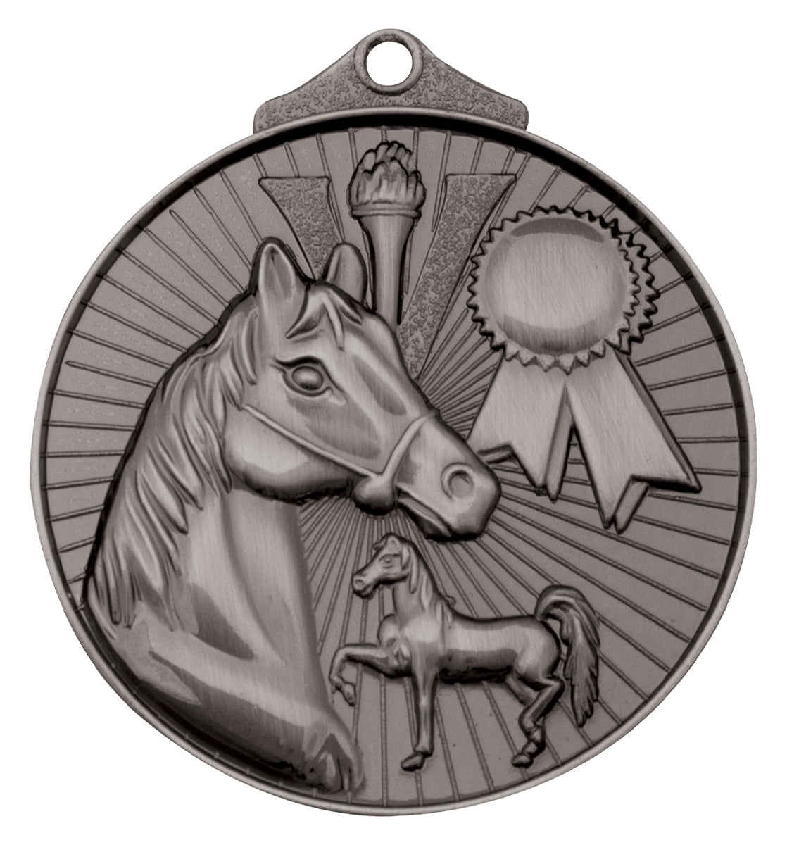 Horse Medal - Silver