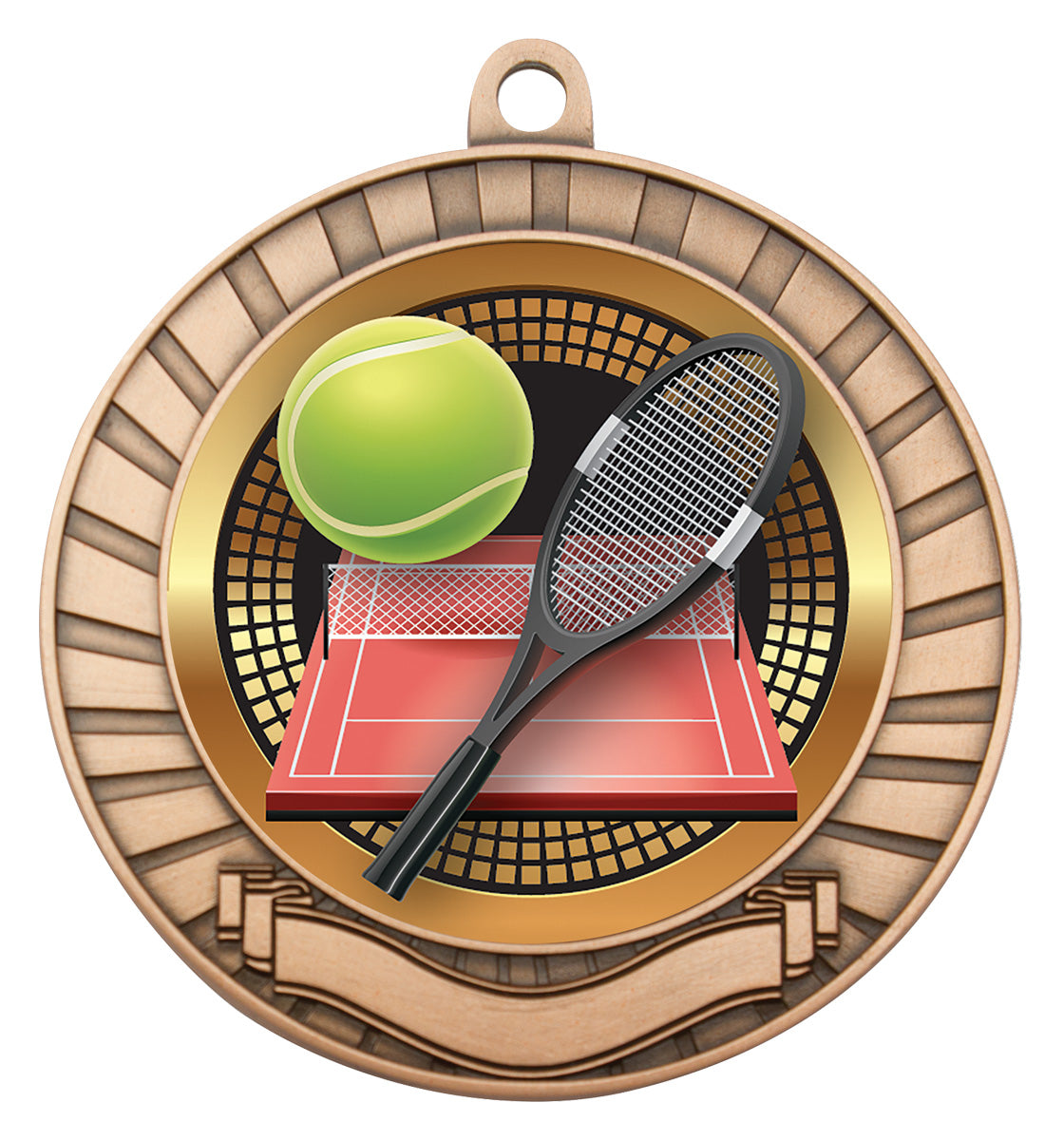 Eco Scroll - Tennis - Bronze