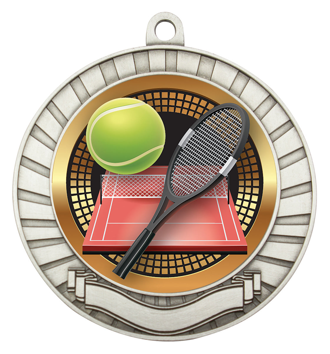 Eco Scroll - Tennis - Silver