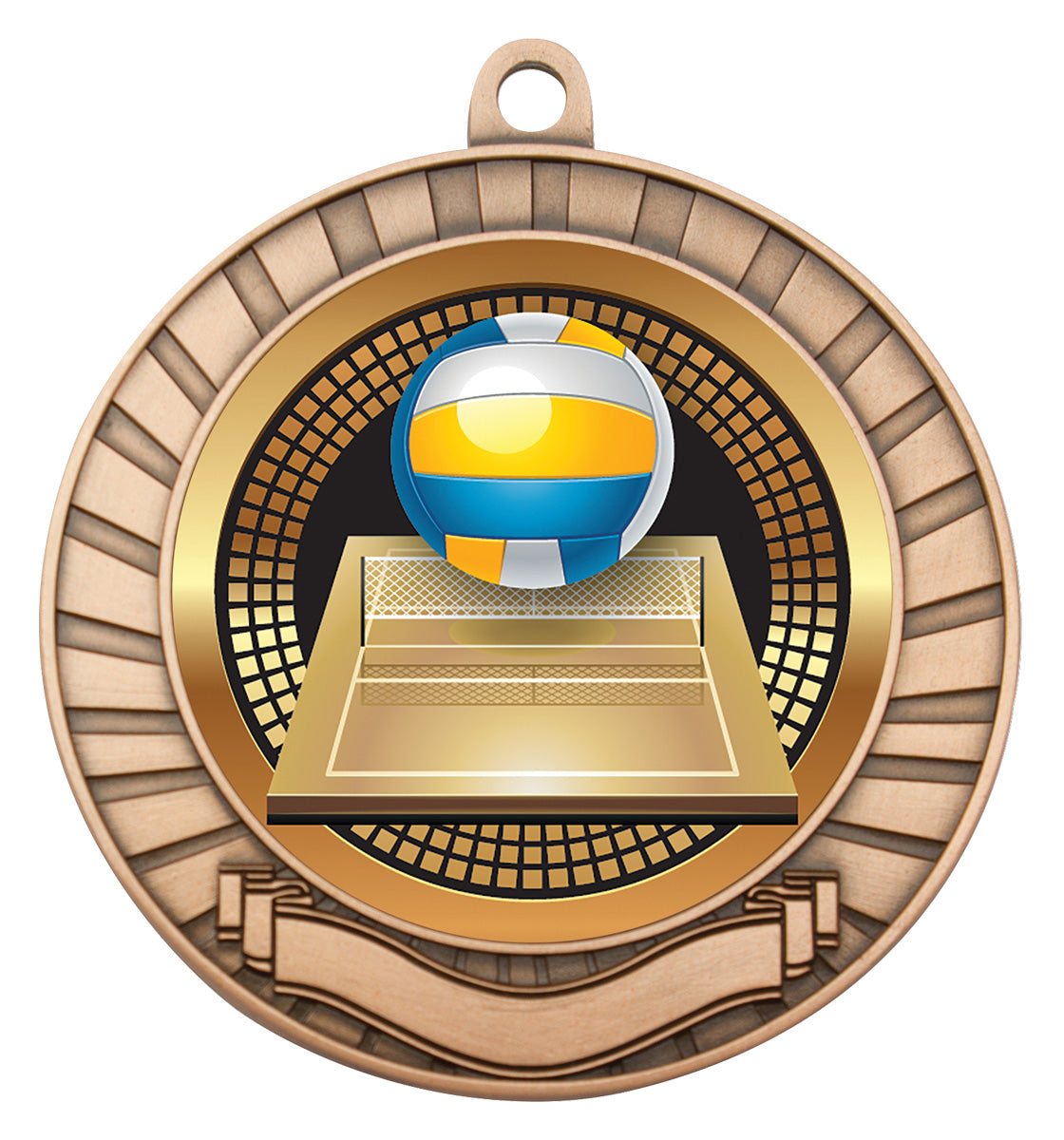 Eco Scroll - Volleyball - Bronze