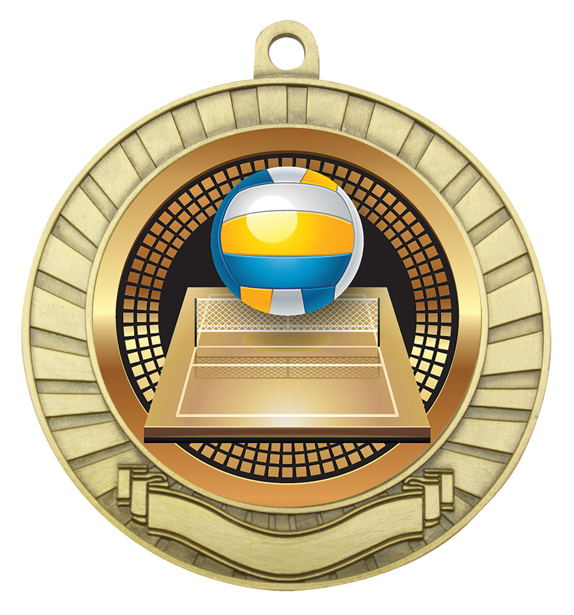 Eco Scroll - Volleyball - Gold