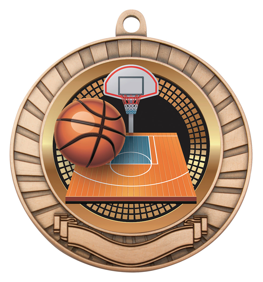 Eco Scroll - Basketball - Bronze