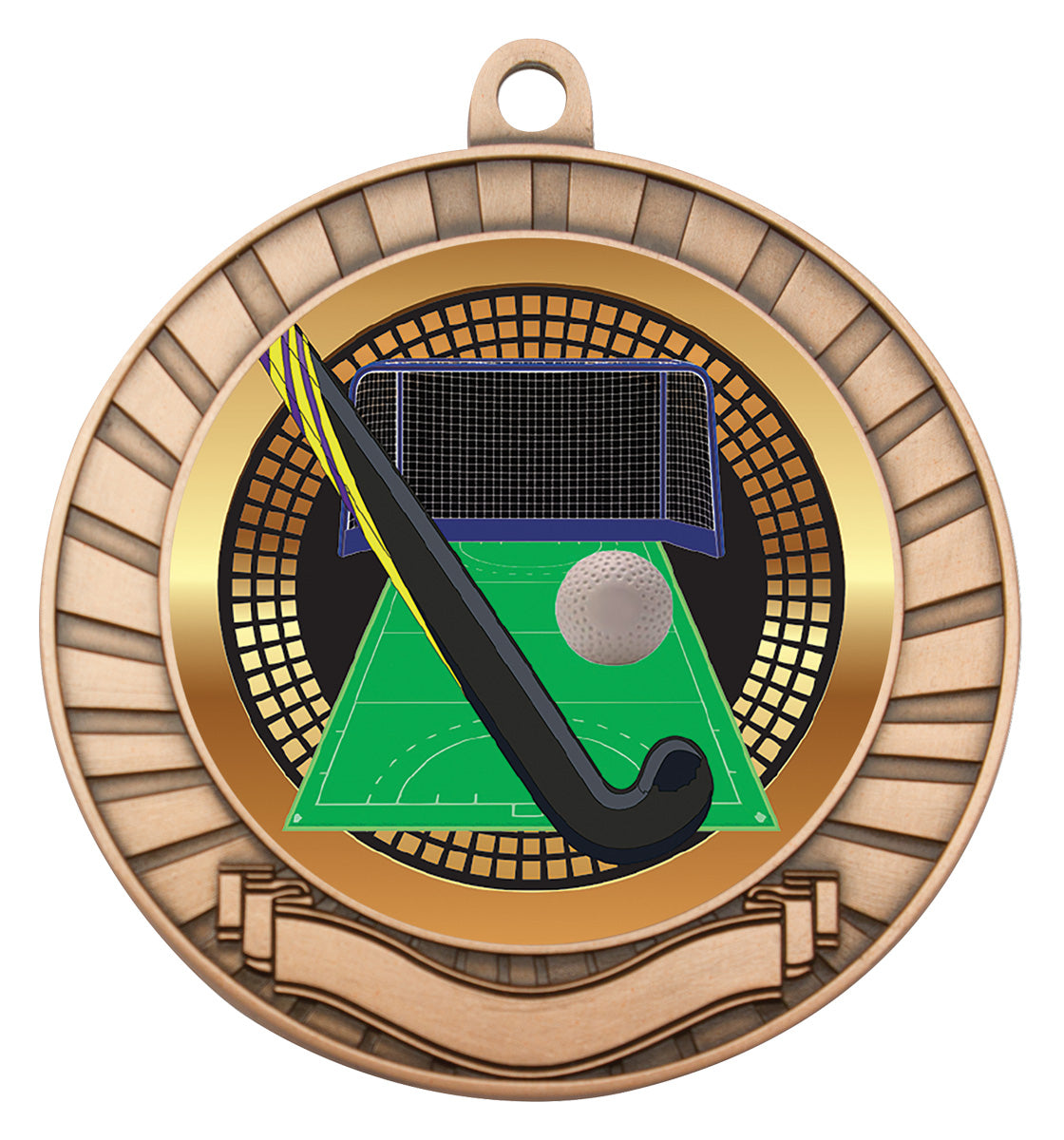 Eco Scroll - Hockey - Bronze
