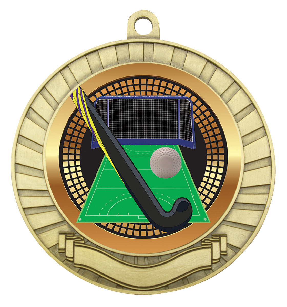 Eco Scroll - Hockey - Gold