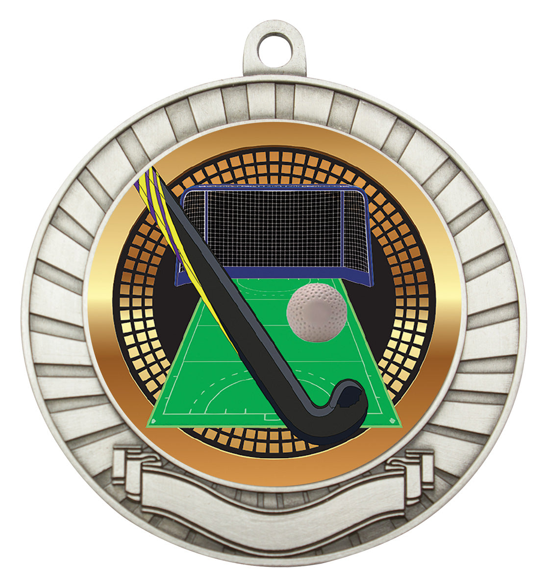 Eco Scroll - Hockey - Silver