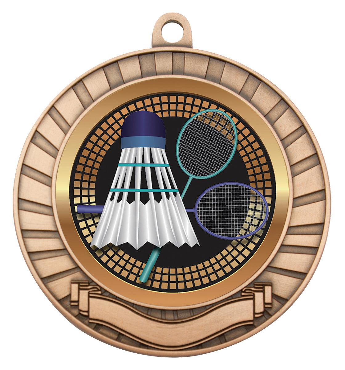 Eco Scroll - Badminton - Bronze