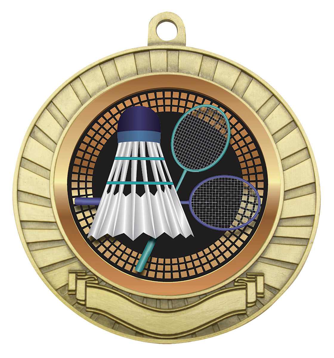 Eco Scroll - Badminton - Gold