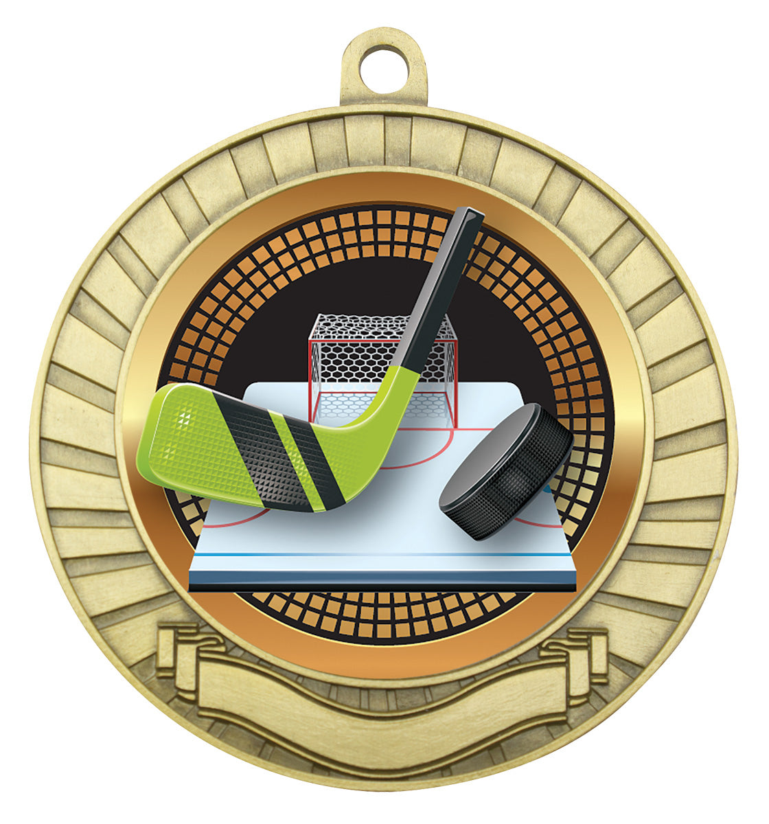 Eco Scroll - Ice Hockey - Gold