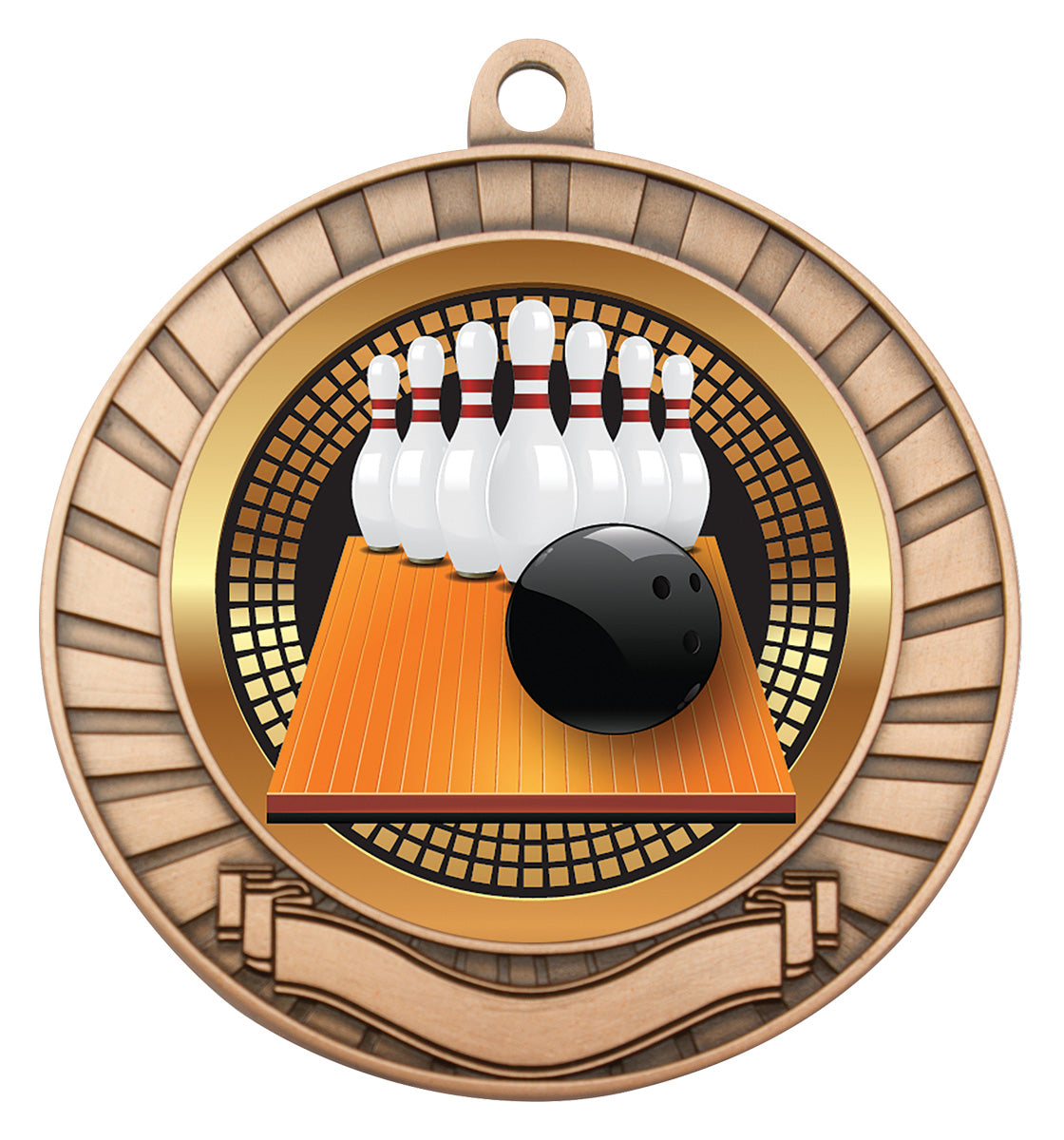 Eco Scroll - Tenpin - Bronze