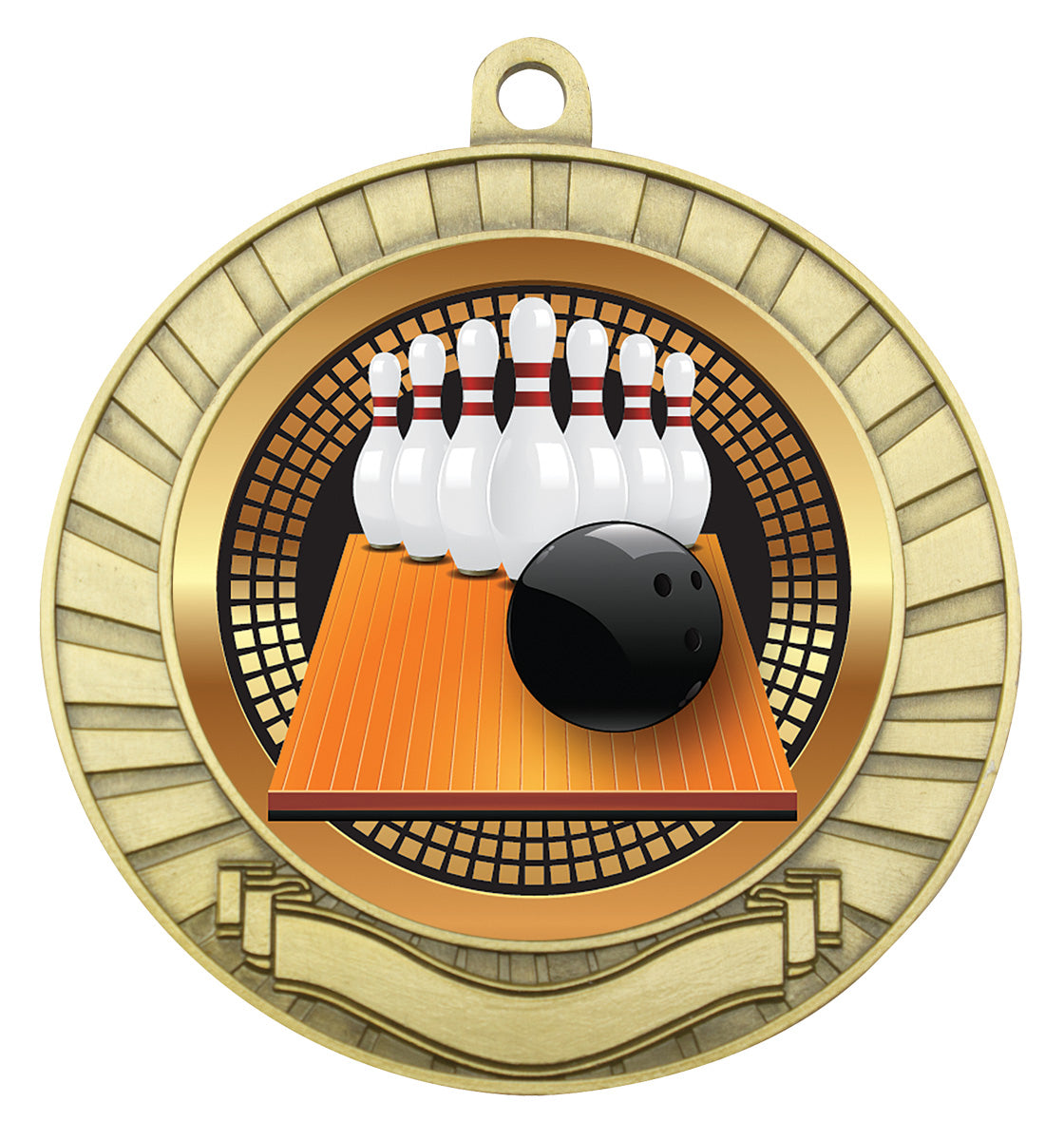 Eco Scroll - Tenpin - Gold