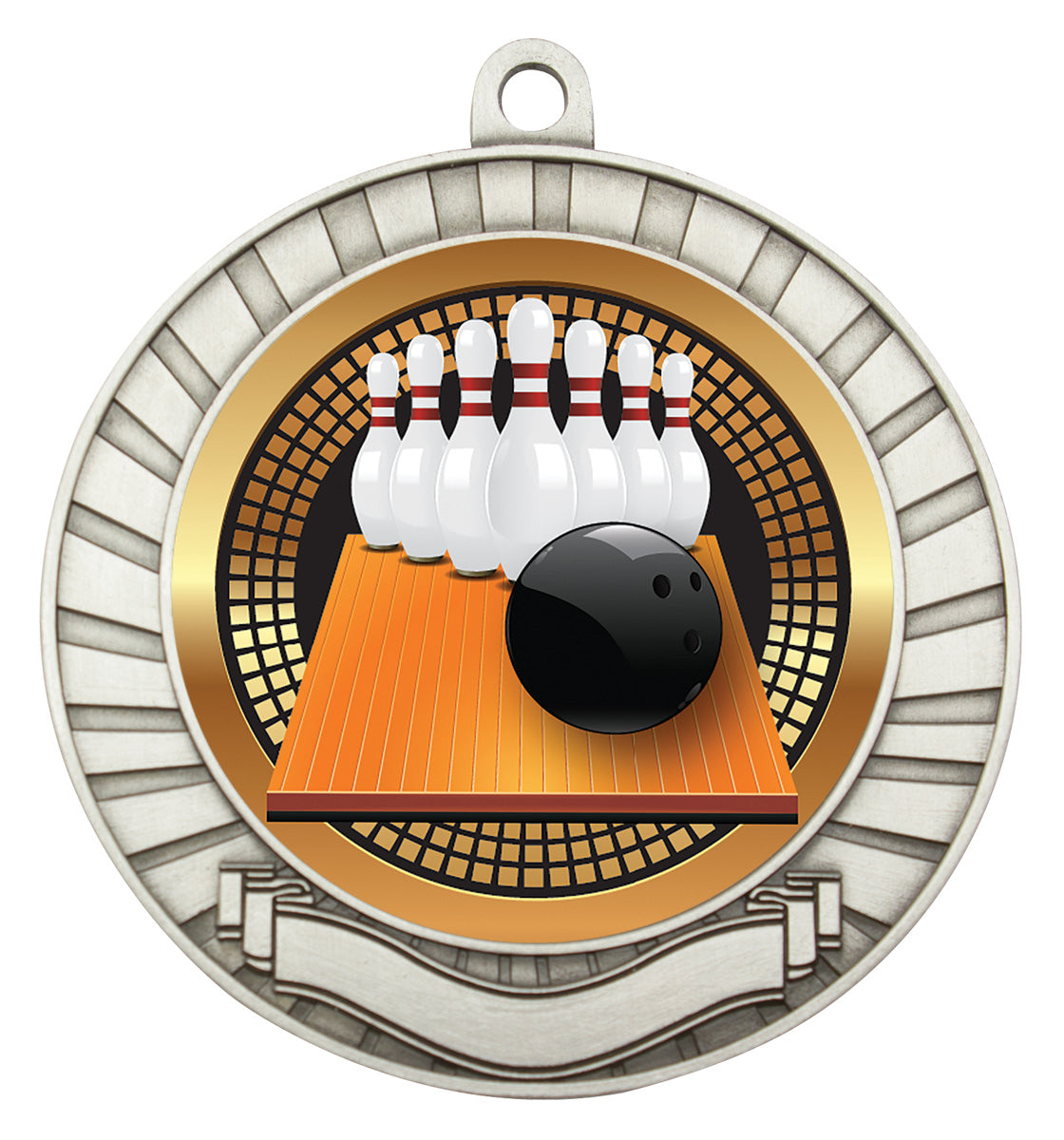Eco Scroll - Tenpin - Silver