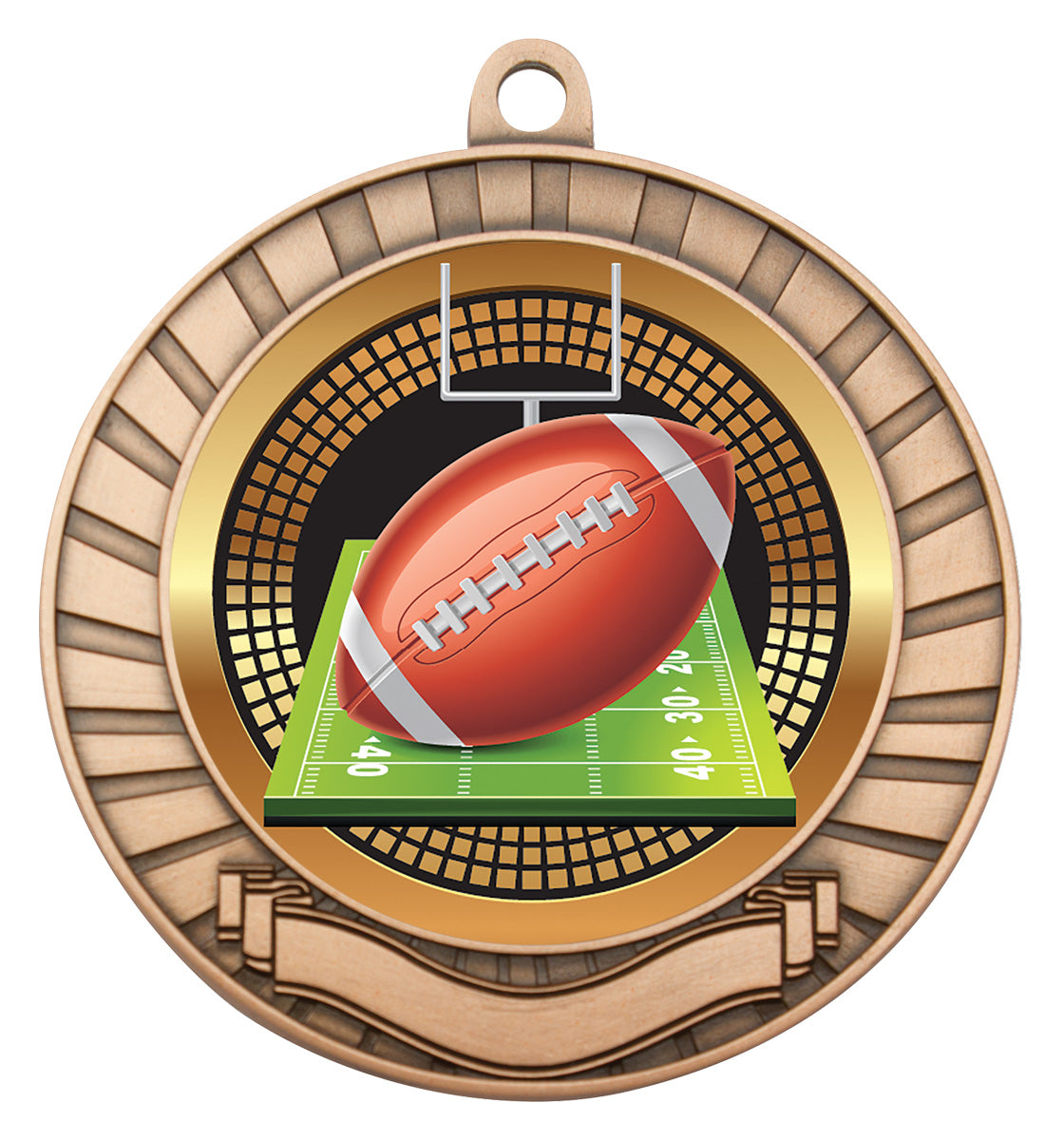Eco Scroll - American Football - Bronze