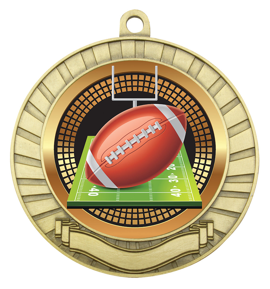 Eco Scroll - American Football - Gold