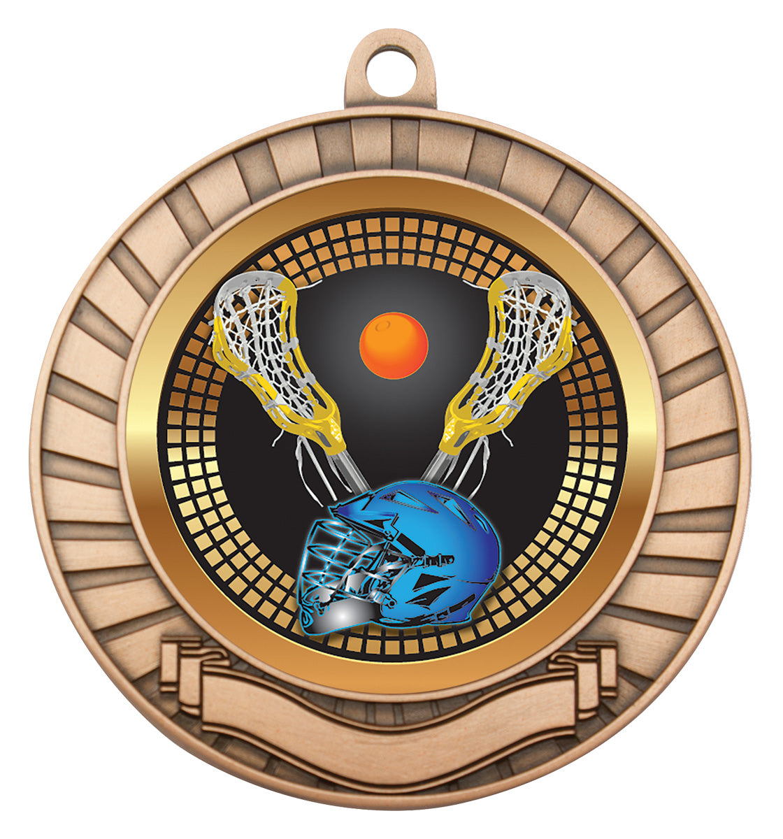 Eco Scroll - Lacrosse - Bronze