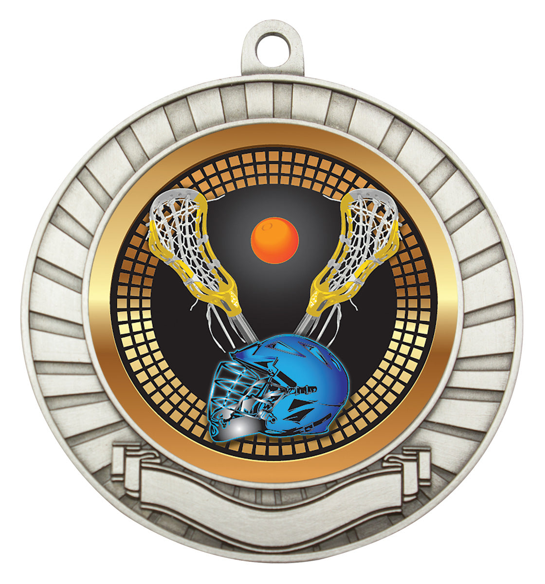 Eco Scroll - Lacrosse - Silver
