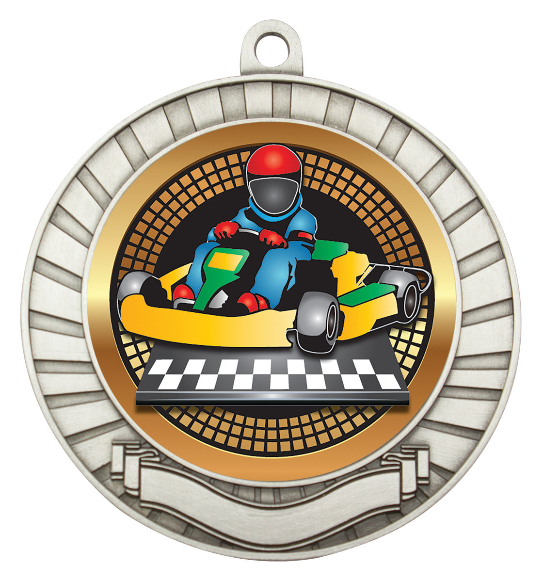 Eco Scroll - Go Kart - Silver