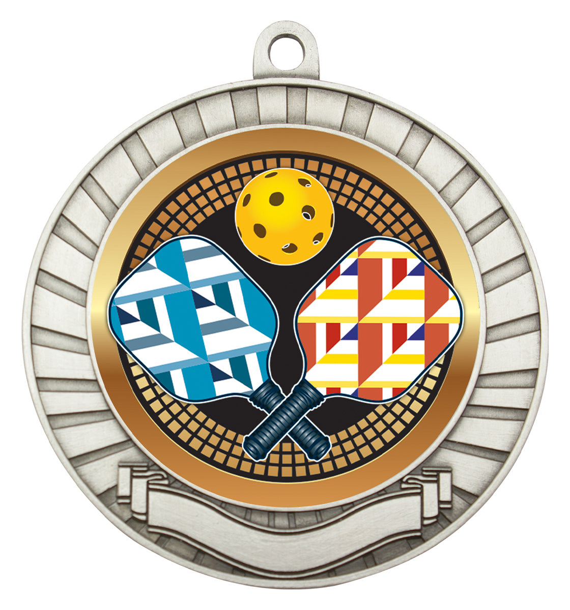 Eco Scroll - Pickleball - Silver