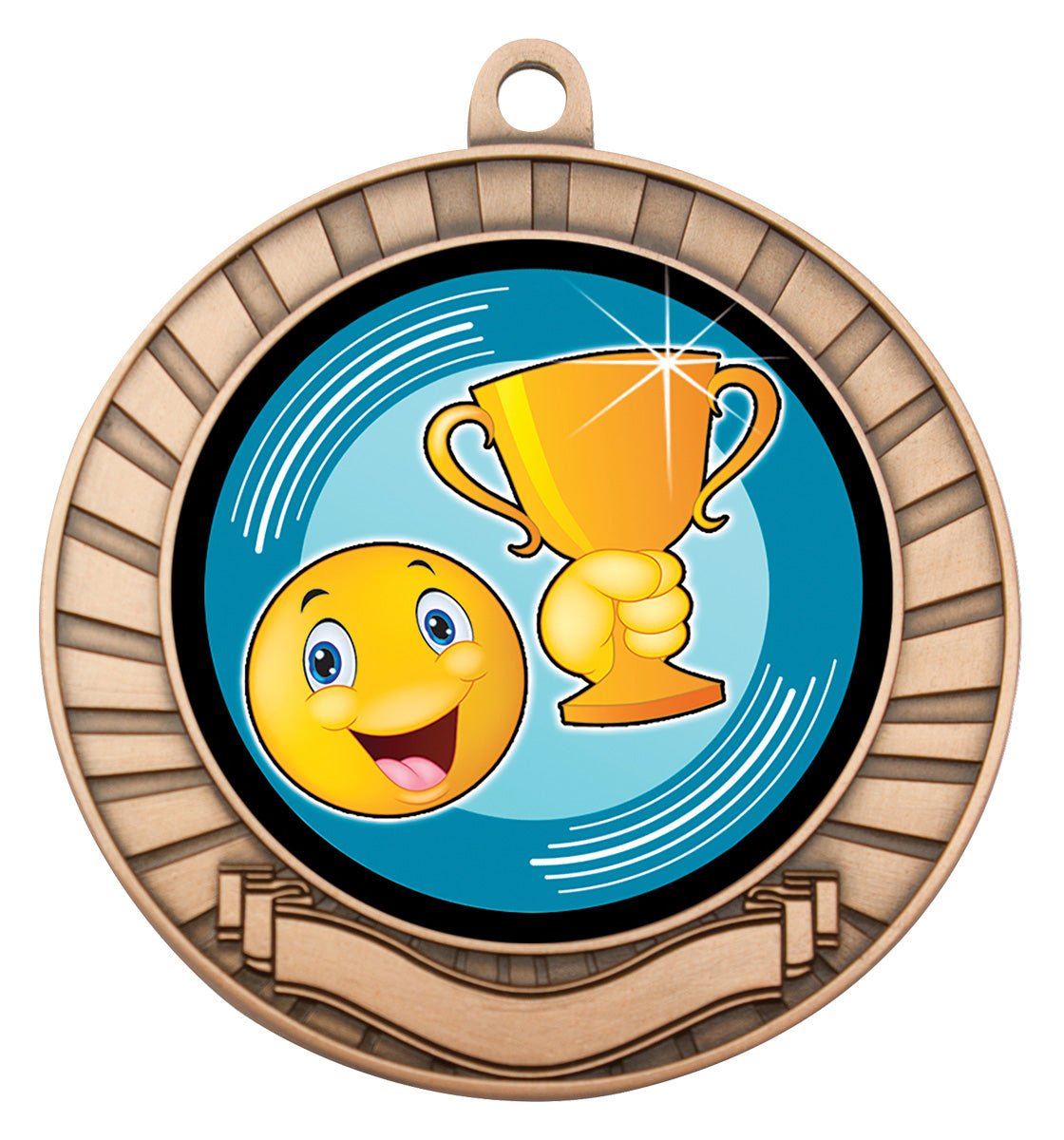 Eco Scroll - Smiley Cup - Bronze
