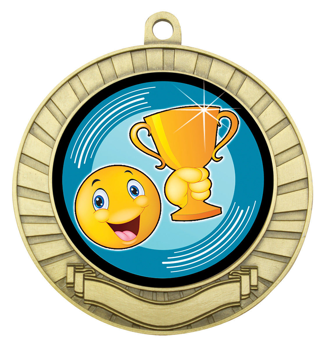 Eco Scroll - Smiley Cup - Gold
